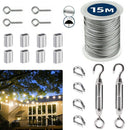 Railing Fence Stainless Steel Cable Hanging Set Wire Rope Cable Clothesline Kit