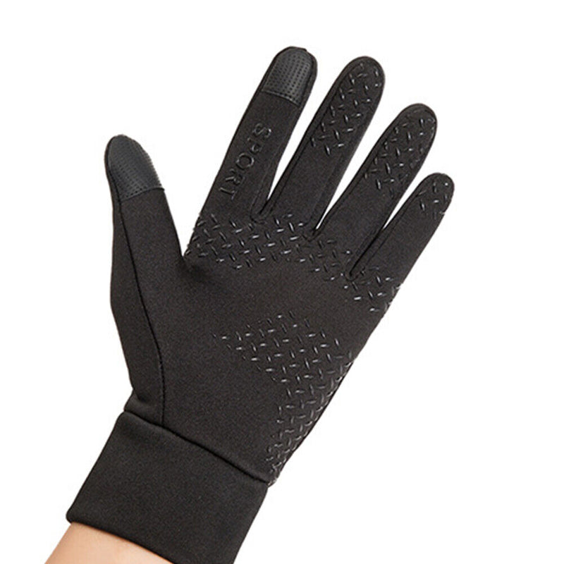 Winter Outdoor Warm Cycling Gloves Touch Screen Windproof Anti-Brief Sport Gloves