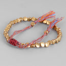 Handmade Jewelry Women Mens Bracelets Copper Beads Lucky Rope Braided Bangles