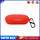 Wireless Earphone Box Cover Case with Hook for Skullcandy Push Active (Red)