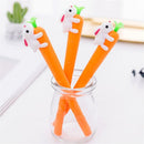 Student Creative Writing Stationery Sign Pen Carrot Rabbit Cartoon Gel Pens