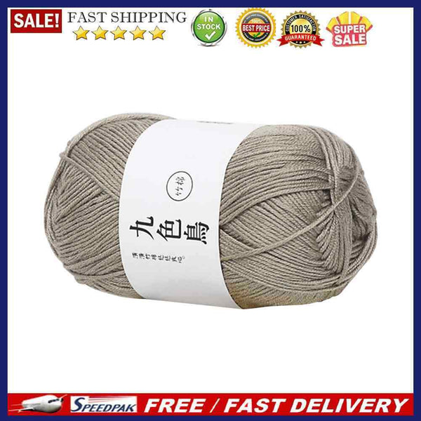 1 Roll Six Strands Tencel Bamboo Cotton Rope Knitting Crochet Knitwear Twine