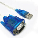 USB to RS232 Serial Port DB9 9 Pin Male COM Port Converter J6H8 Adapter U5X1