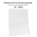 10pcs Release Paper Replacement Anti-Dirty DIY Diamond Painting Cover (A4)