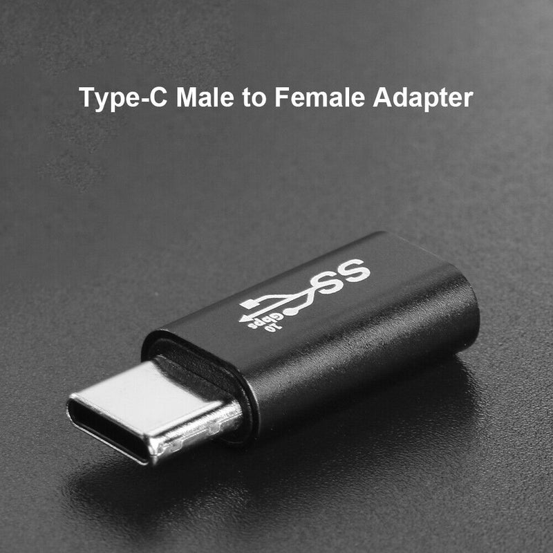 USB Type C to USB Type C Adapter 10Gbps 100W PD Male to Female Converter