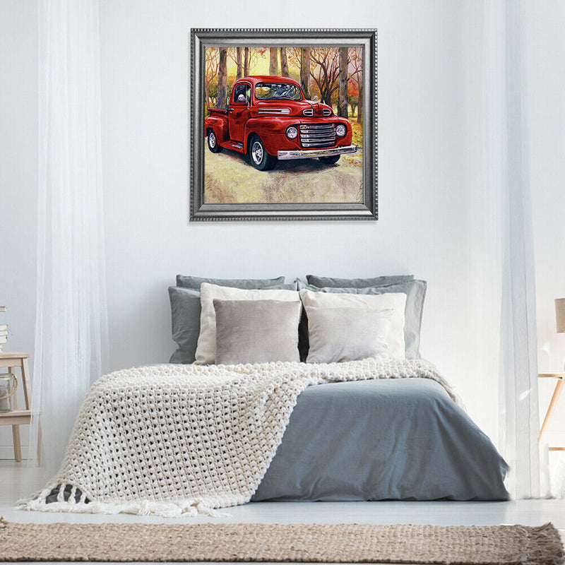 5D DIY Full Drill Diamond Painting Car Cross Stitch Craft Kits Home Wall Decor