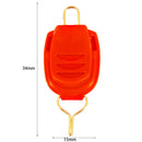 5x Fishing Line Stopper Baitcasting Reel Wire Holder Buckle Keeper (Red) Newly