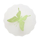 Cute Butterfly Silicone Cup Lids Anti-dust Leakproof Mugs Cover (Green) Newly