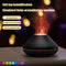 #A Essential Oil Diffusers Portable Flame Air Humidifier for Home Office Yoga Gy