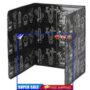 Kitchen Anti Splatter Shield Oil Splash Guard Baffle Plate Barrier (Black)