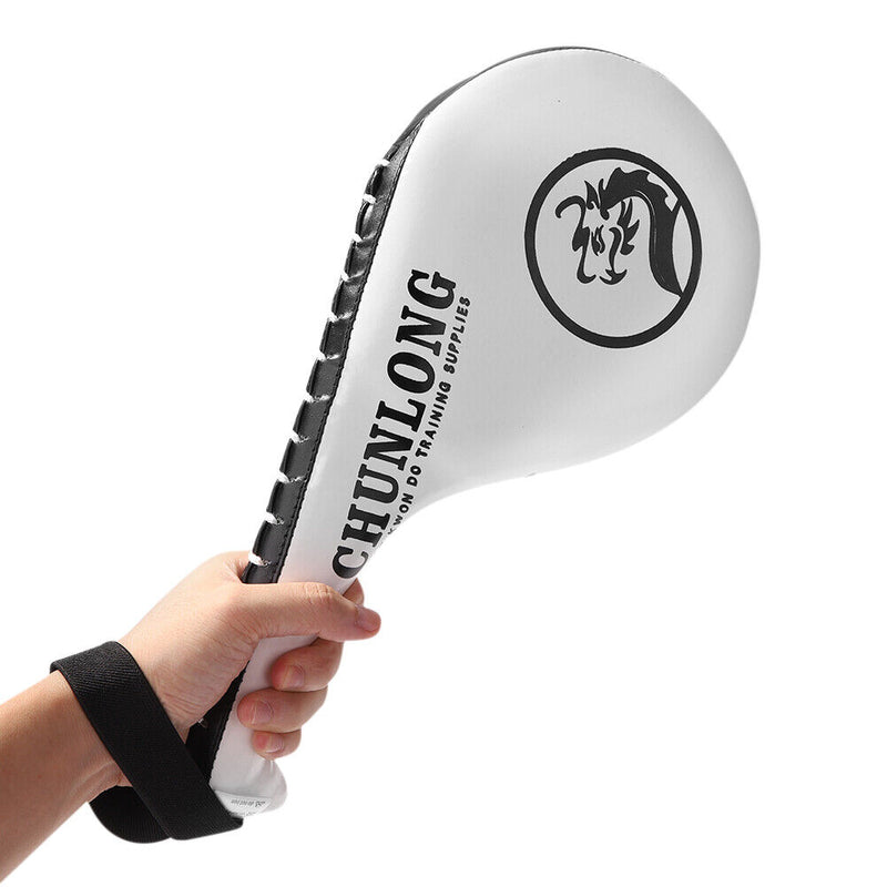 Taekwondo Sanda Kickboxing Pad Punch MMA Muay Thai Foot Target (A White) Newly