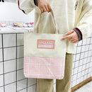 Women Fashion Plaid Printing 4pcs Pen Bag Cosmetics Pouch Shoulder Bag Knapsacks