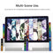 Rechargeable RGB Activated Music Rhythm Lamp Bar Sound Control (White)