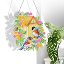 5D Diamond Painting Mosaic Drawing Home Door Wreath Decor Party Garland Gifts