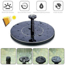 Bird Bath Fountain Solar Powered Water Pump Floating Garden Outdoor Pool Z1Q6