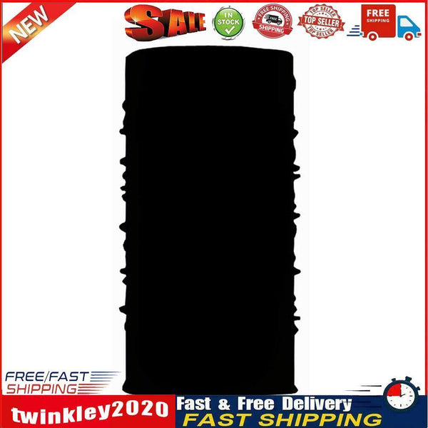 Cycling Camping Neck Tube Scarf Outdoor Gaiter Bandana Headband (Black) Newly