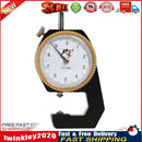 0-10mm 0.1mm Dial Steel Thickness Gauge Meter Tester Caliper (Tip Head) Newly