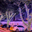 LED Fairy String Light Waterproof Solar Garden Xmas Decor (22m Colorful) Newly