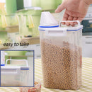 Transparent Coarse Cereals Tank Plastic Grains Storage Box Sealed Cans Container