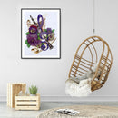 Musical Flowers Partial Special Shape Drill DIY Diamond Painting (YK202) Newly