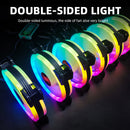 COOLMOON 12cm RGB Small 6 Pin PC Case Cooling Fan with Controller (4 Fan) Newly