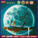 5D DIY Diamond Painting Full Drill Rhinestone Tree and Moon Embroidery 30x30c