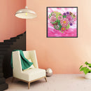 5D Diamond Painting Kit Heart Partial Special Shape Drill Rhinestone DIY