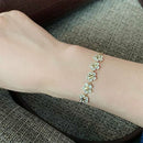 Crystal Adjustable Women Fashion Jewelry Flower Bracelet Bangle Luxury