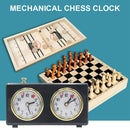 International Chess Board Game Clock Timer Plastic Analog Mechanical Chess
