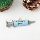 Hanging Pendants Syringe Christmas Tree Decoration Vaccine Christmas Ornament