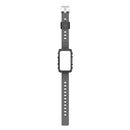 TPU Transparent Strap for HUAWEI HONOR Band 6 Soft Wristband Belt (Black) Newly