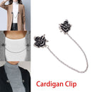 Flowers Pins Shawl Brooch Cardigan Clip Duck Clip Clasps Shirt Collar Clips