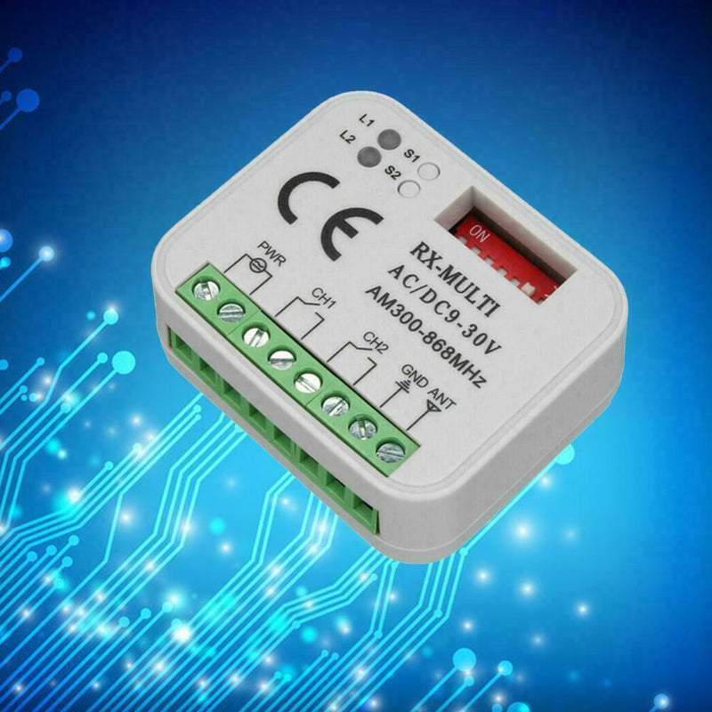 Universal Electric Gate Garage Door Remote Control Opener Receiver B0P4