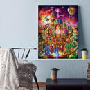 Full Drill Rhinestone Mosaic Craft DIY Fantasy Castle Diamond Painting Poster