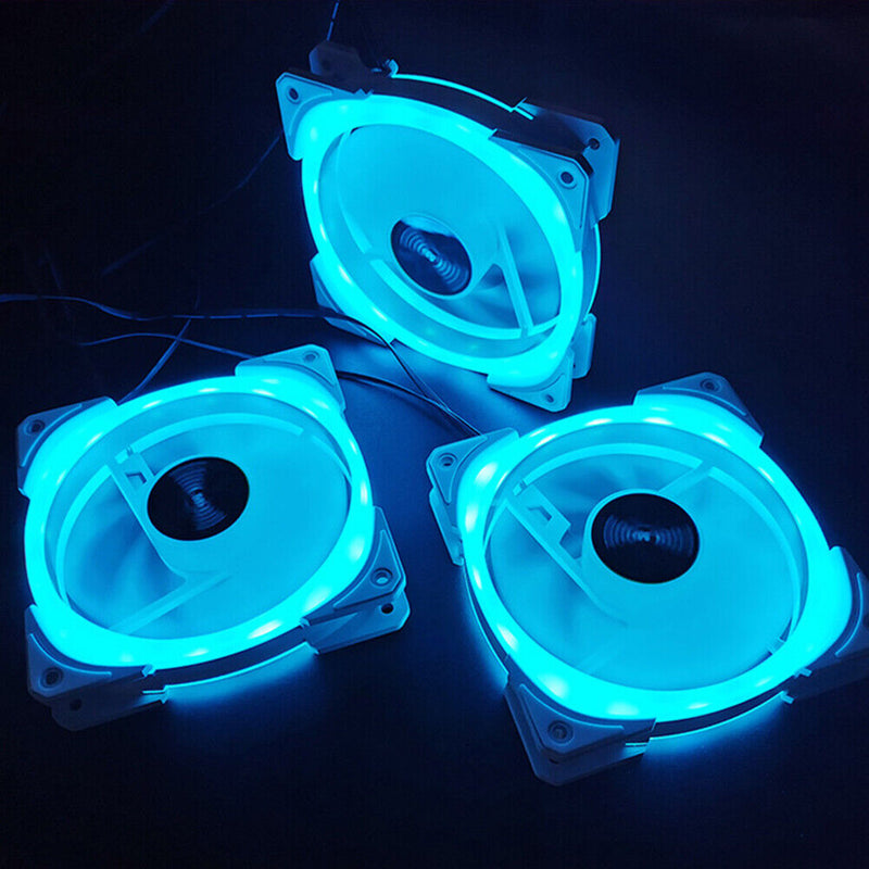 COOLMOON 12cm Cooling Fan 4Pin PWM 5V 3Pin ARGB PC Case CPU Computer Cooler