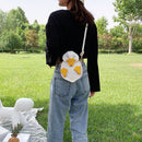 Fashion Women Duck Shape PU Leather Cartoon Patchwork Handbags Crossbody Bags