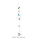 #A Crystal Wind Chime Pendant Garden Living Room Color Prism Diamond Decorations