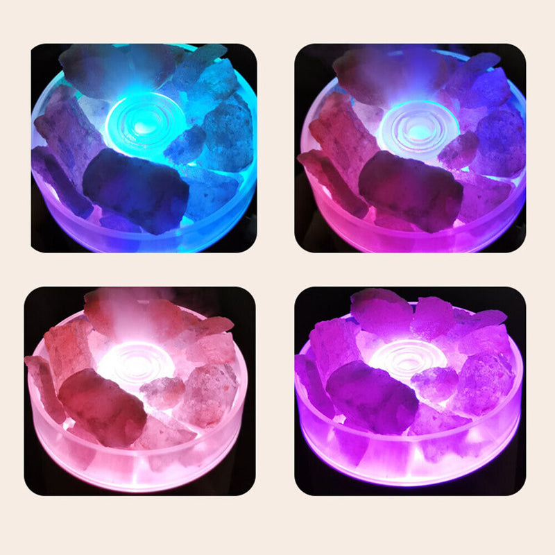 Salt Stone Air Humidifier Portable Aromatherapy Essential Oil Diffuser for Home