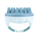 Portable Silicone Shampoo Brush Round Soft Scalp Massage Brush (Pink)