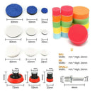 Sponge Car Polisher Drill Waxing Buffing Kit Buffing Waxing Sponge Pads