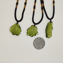 Green Crystal Stone Pendant Stone Moldavite Crystal Stone Irregular Stone