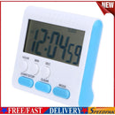 Multi-function Electric LCD Digital Kitchen Timer Alarm Count Clock(Blue)