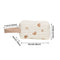Zipper Toiletry Case Makeup Pouch Bear Make Up Bag Embroidery Cosmetic Bag