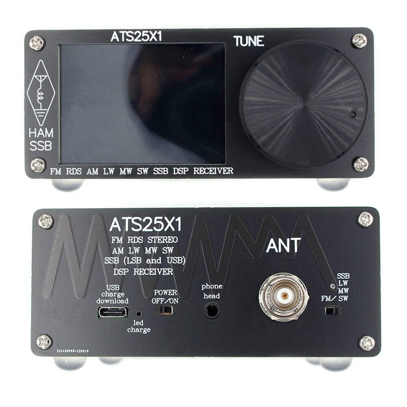 ATS-25X1 Si4732 Full Band Radio Receiver DSP Receiver FM LW SSB w/ Touch Screen