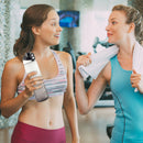 1000ML One-button Lock Sports Water Cup Leak-proof for Gym Outdoor (Black) Newly