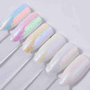 6xNail Art Sugar Sandy Glitter Powder Dust Decoration L2H1 Nail DIY Tips B3B7