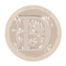 Ancient English Alphabet Letter Metal Seal Wax Stamps Sticks Candles Set (D