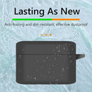 Wireless Earphone Cover for 1MORE PistonBuds Pro Charging Box Shell (Black)