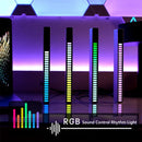 4Pcs 5V USB RGB Activated Music Rhythm Lamp Bar Sound Control LED Lights