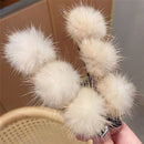 Hair Accessories Double Layer Hairpins Hair Clips Pompom Braid Hair Pins